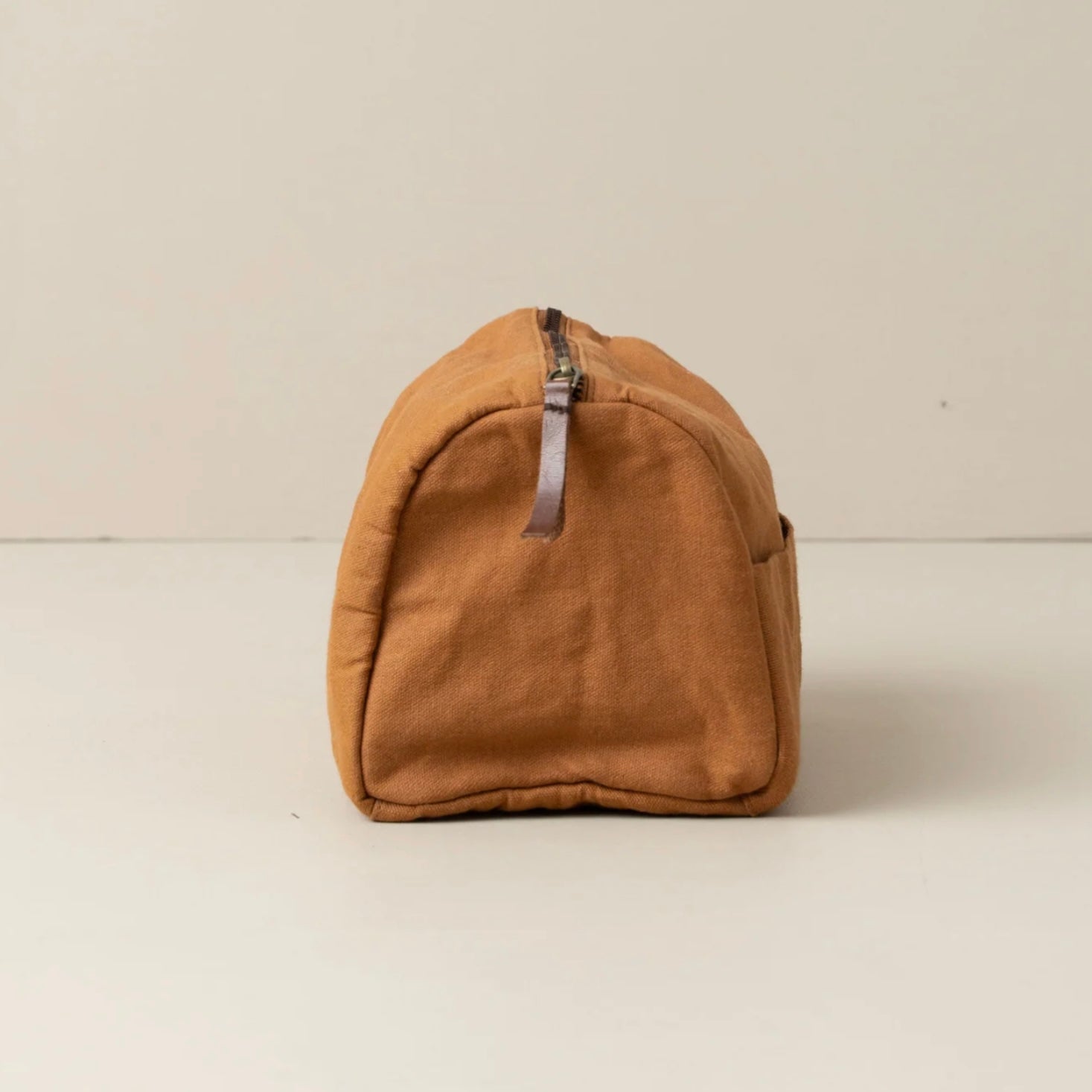 Journey Toiletry Canvas Bag, Terracotta - The Flower Crate