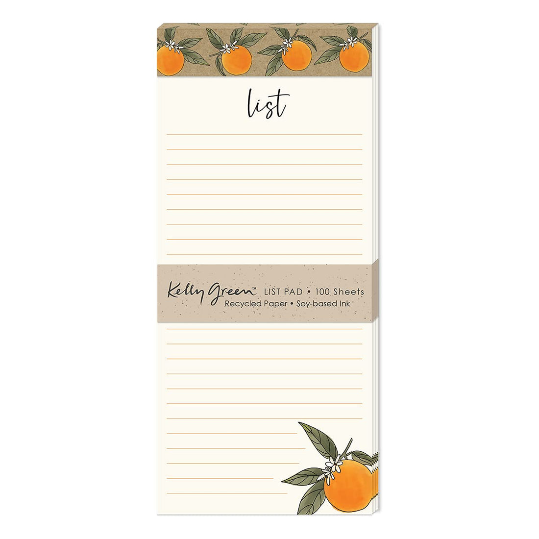 Kelly Green Magnetic Shopping Pad - The Flower Crate