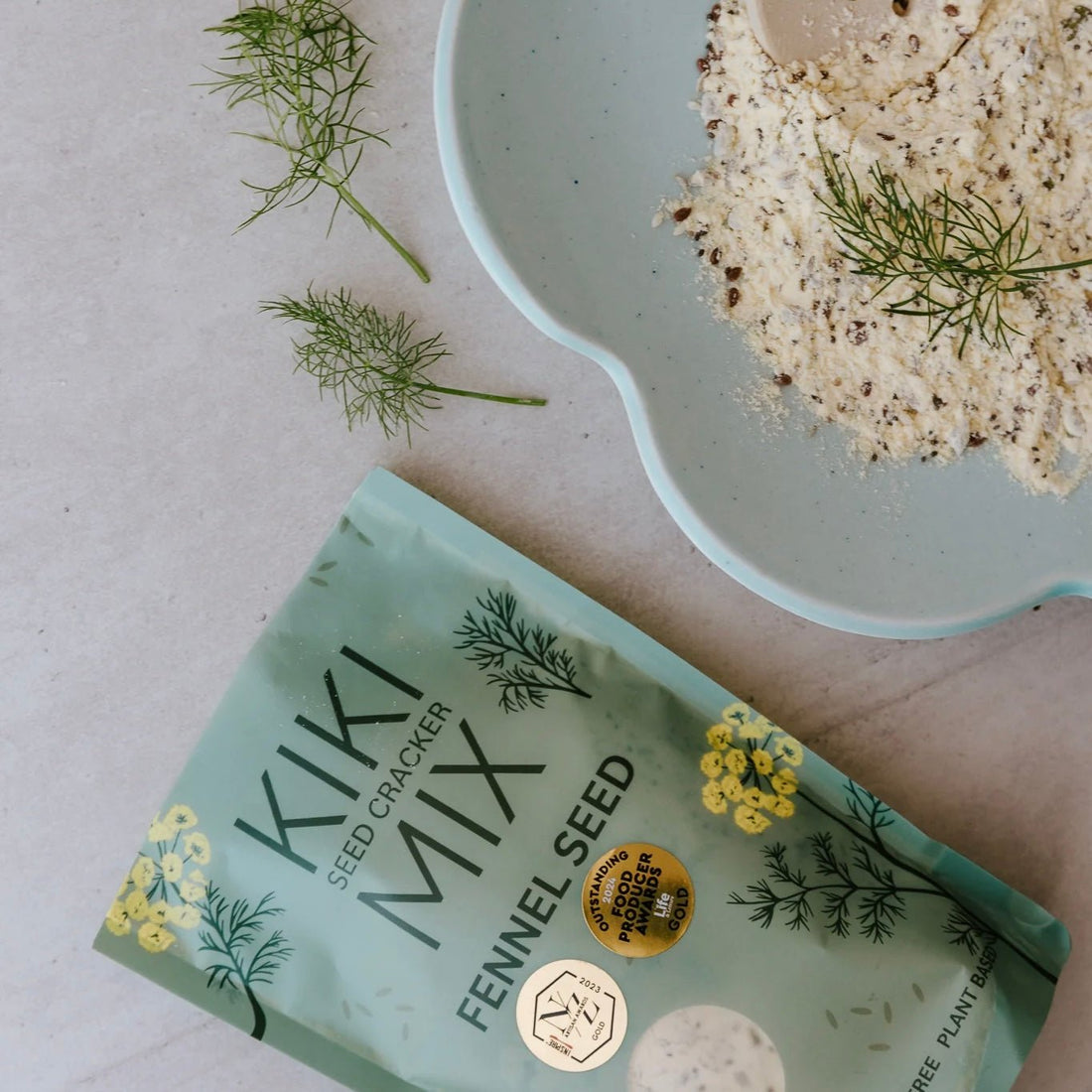 Kiki Seed Cracker Mix - Fennel Seed - The Flower Crate