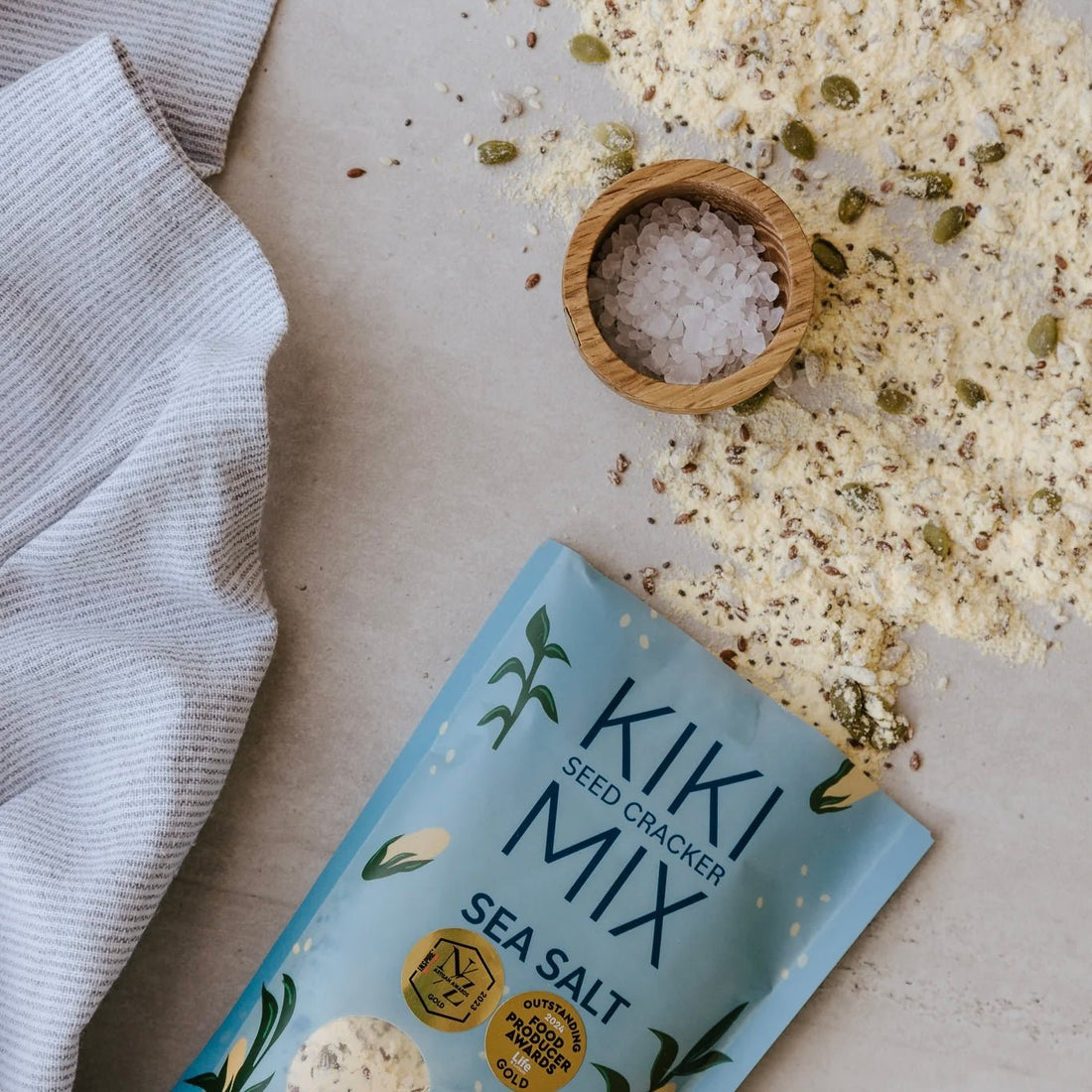 Kiki Seed Cracker Mix - Sea Salt - The Flower Crate