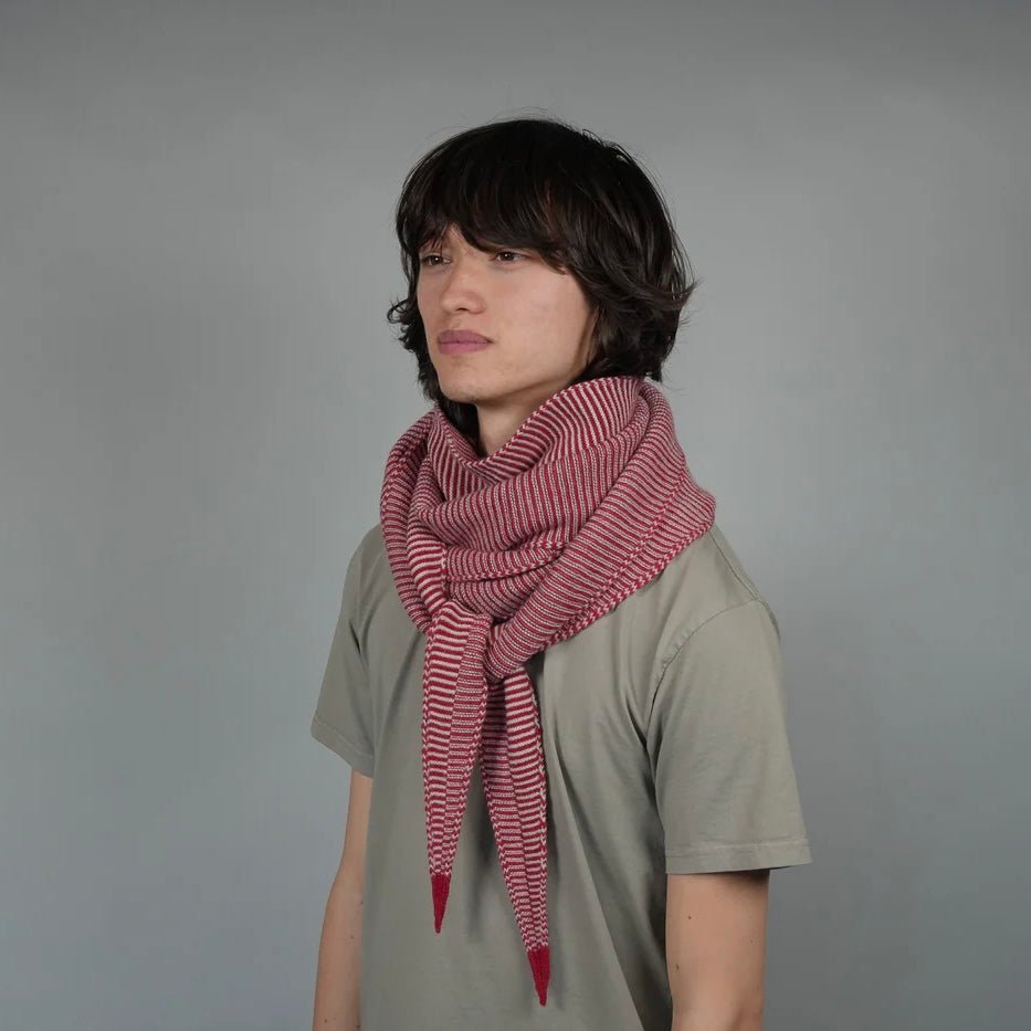 Knit Shepherd - Merino Punakaiki Scarf, Pikopiko - The Flower Crate