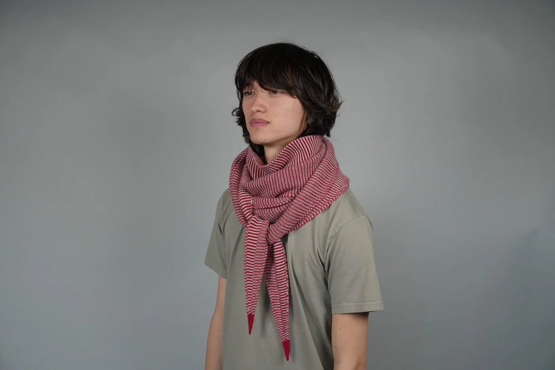 Knit Shepherd - Merino Punakaiki Scarf, Ponga - The Flower Crate