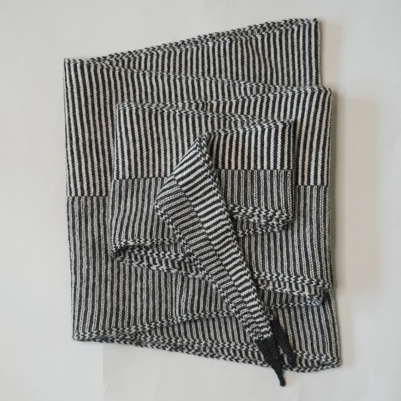 Knit Shepherd - Merino Punakaiki Scarf, Ponga - The Flower Crate