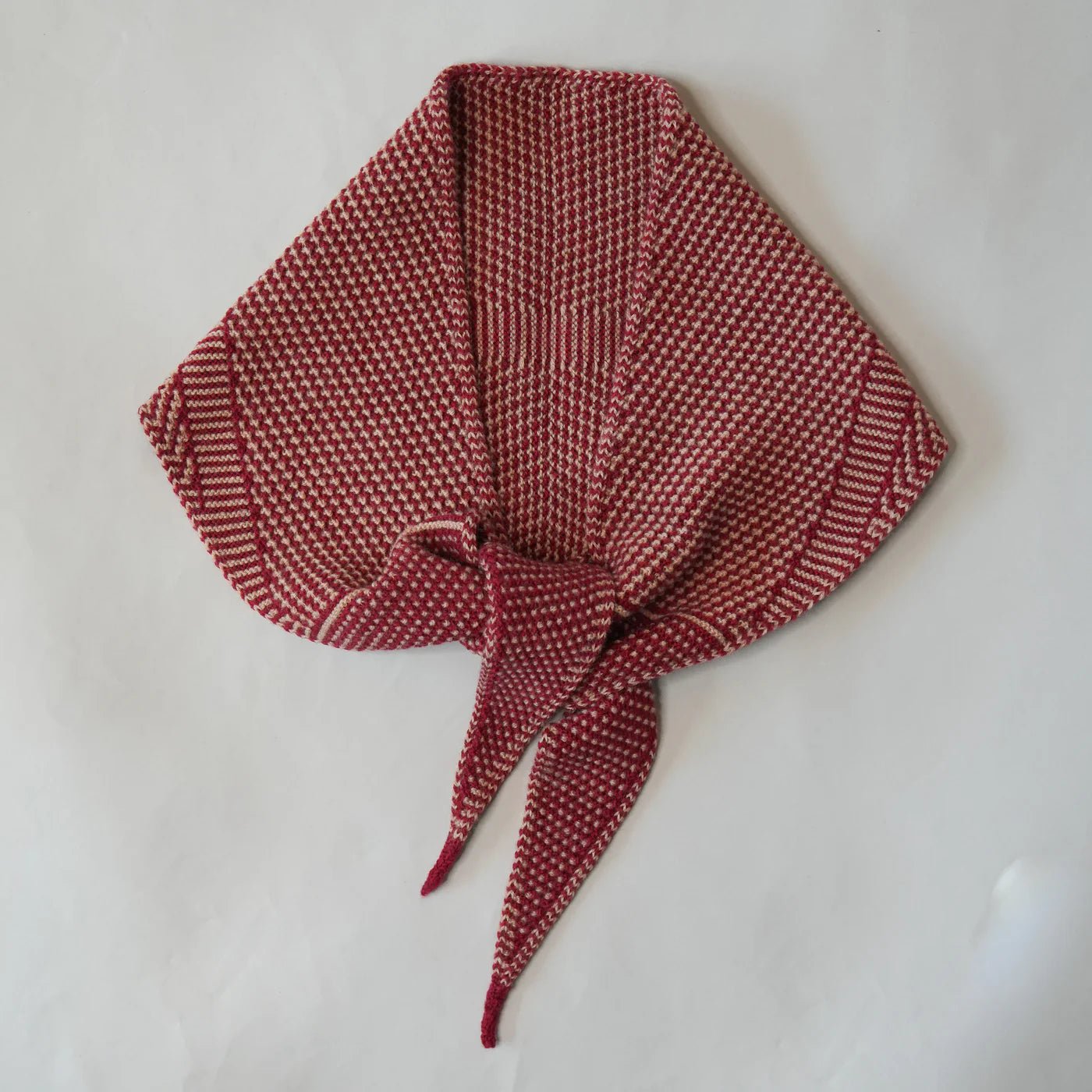 Knit Shepherd - Merino Taranaki Neckerchief, Pohutakawa - The Flower Crate