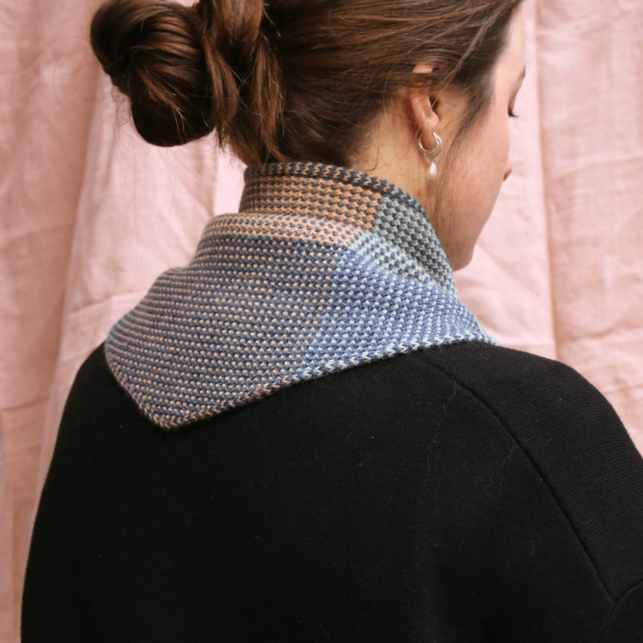Knit Shepherd - Merino Waitaha Neckerchief, Tūrutu - The Flower Crate