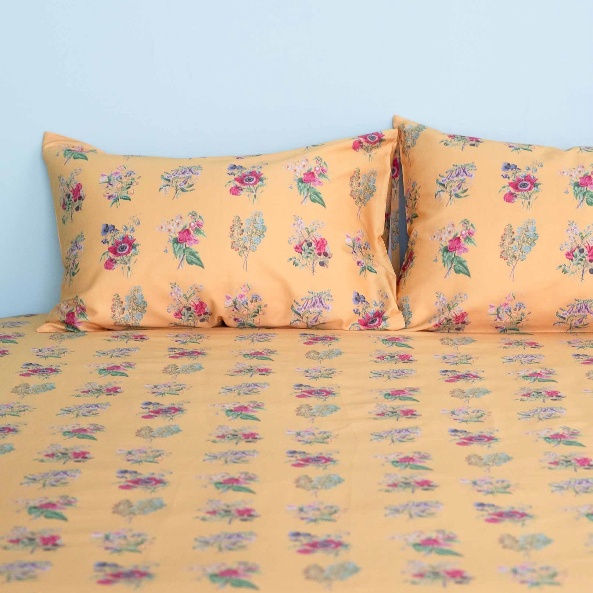 Lazybones - Summerland Sheet Set, King - The Flower Crate