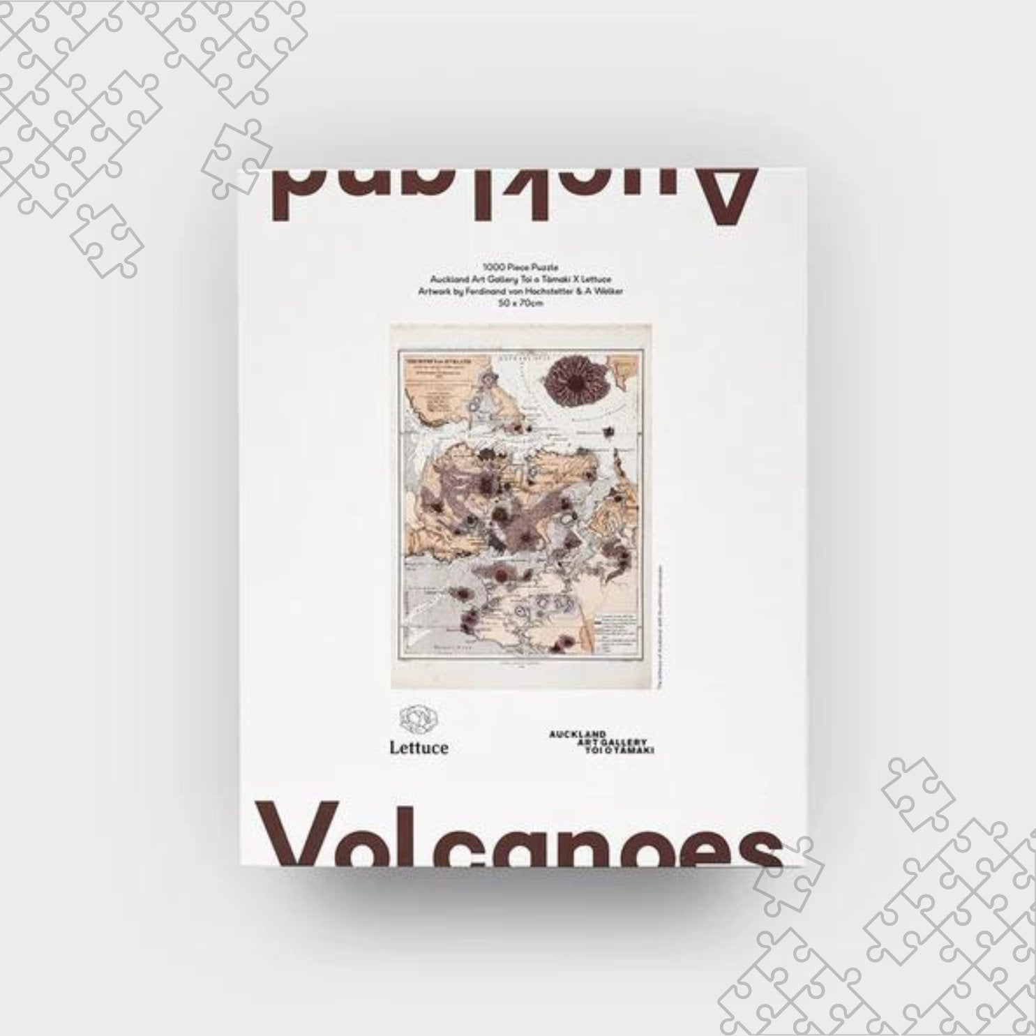 Lettuce - Auckland Volcanoes Puzzle - The Flower Crate