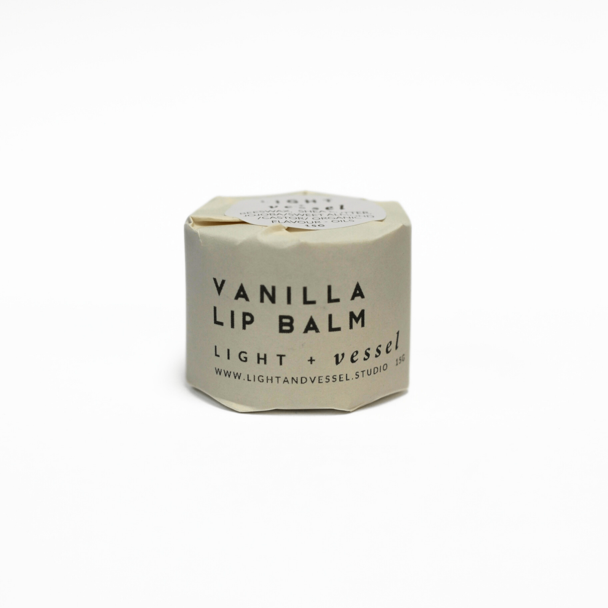 Light & Vessel - Lip Balm Pottle - The Flower Crate