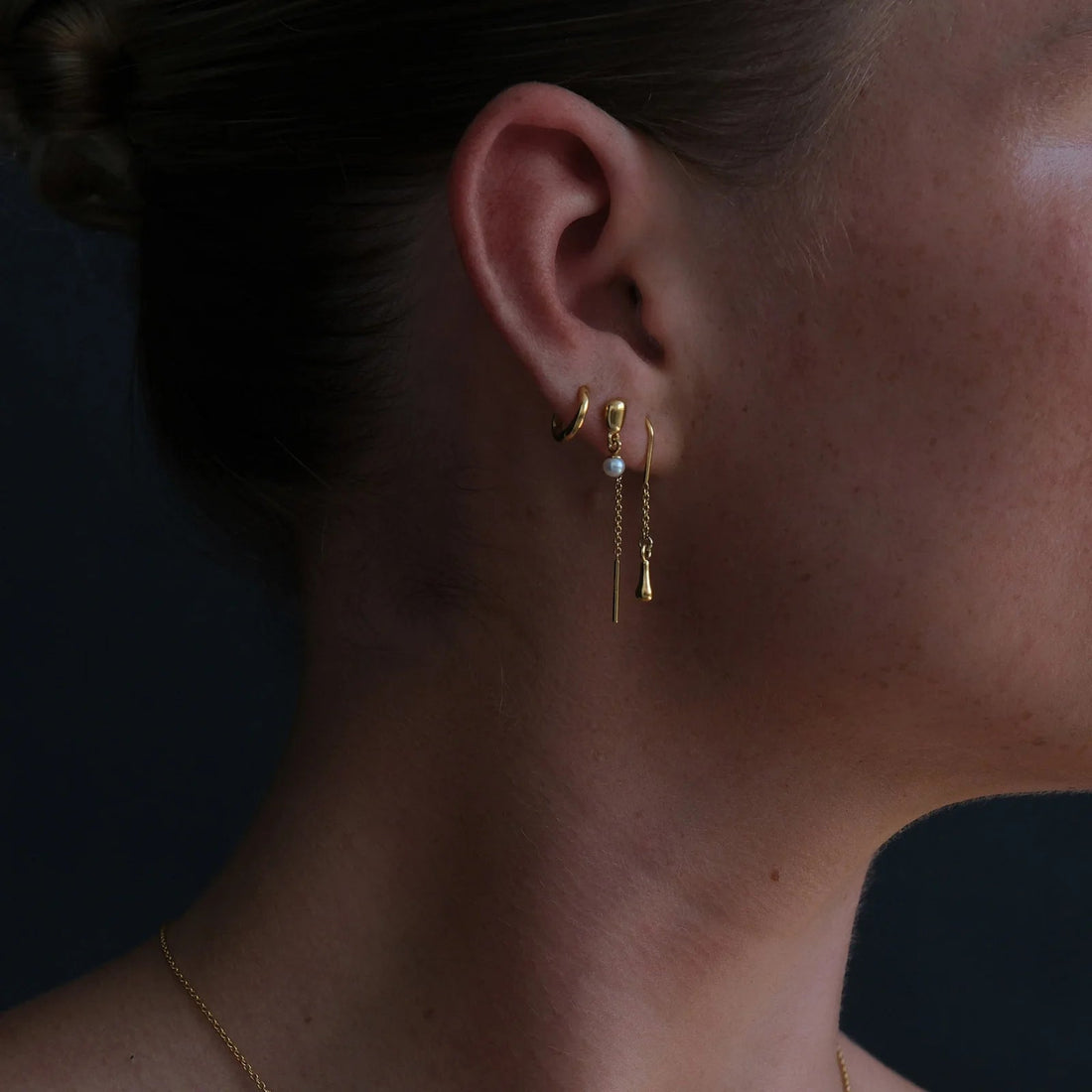 Linda Tahija - Alga Pearl Drop Earrings - The Flower Crate