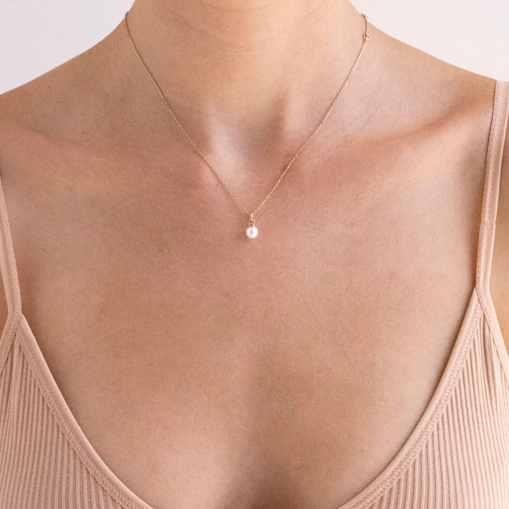 Linda Tahija - Cleo Pearl Necklace - The Flower Crate