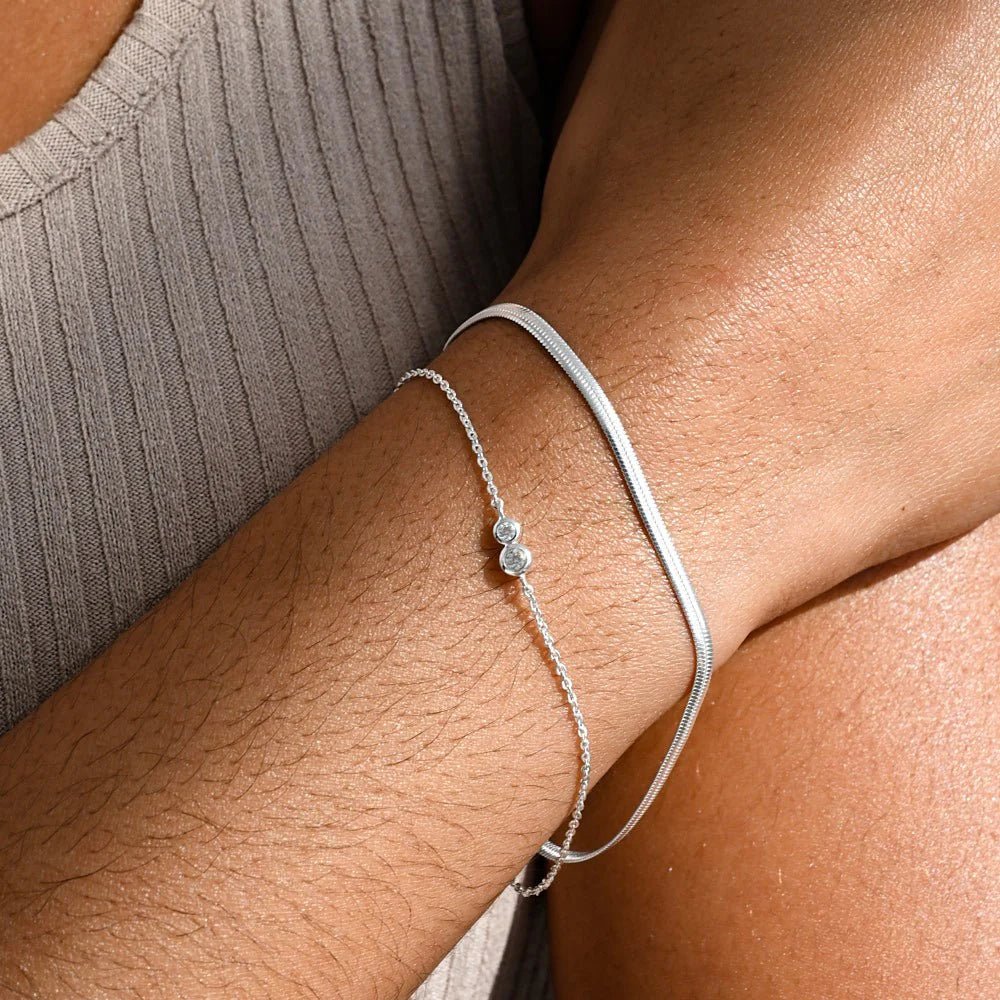 Linda Tahija - Fluid Snake Chain Bracelet - The Flower Crate