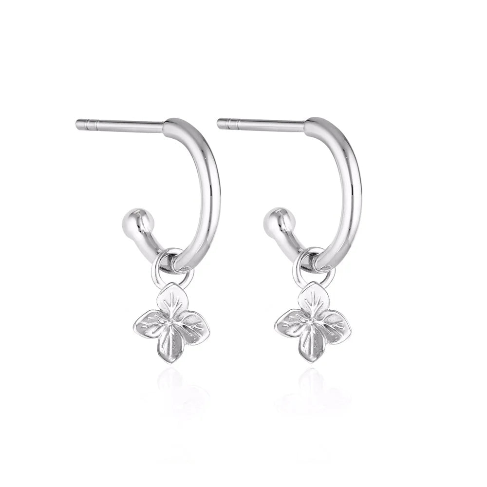 Linda Tahija - Hydrangea Charm Earrings - The Flower Crate
