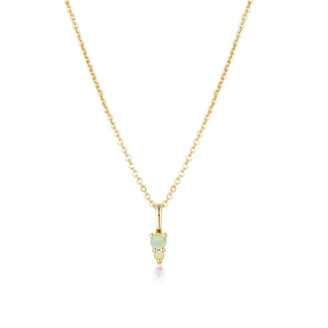 Linda Tahija - Opal Binary Necklace - The Flower Crate