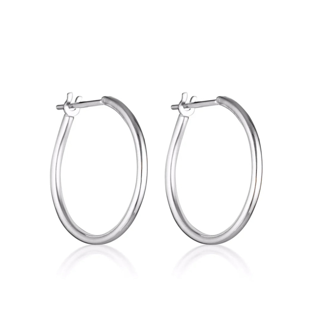 Linda Tahija - Willpower Hoop Earrings - The Flower Crate