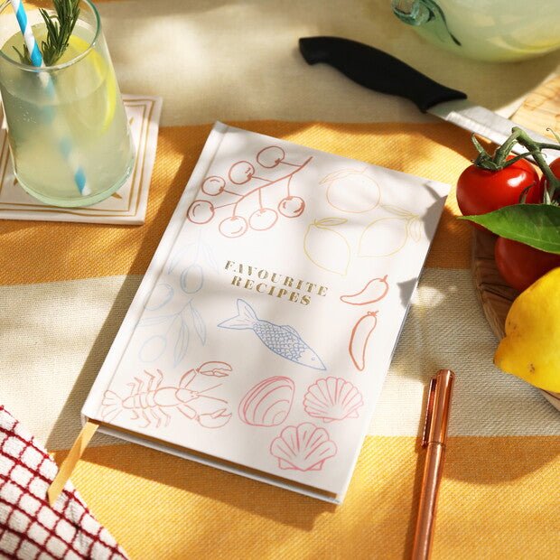 Lisa Angel - Favourite Recipes Cookbook Journal - The Flower Crate