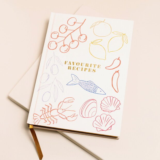Lisa Angel - Favourite Recipes Cookbook Journal - The Flower Crate