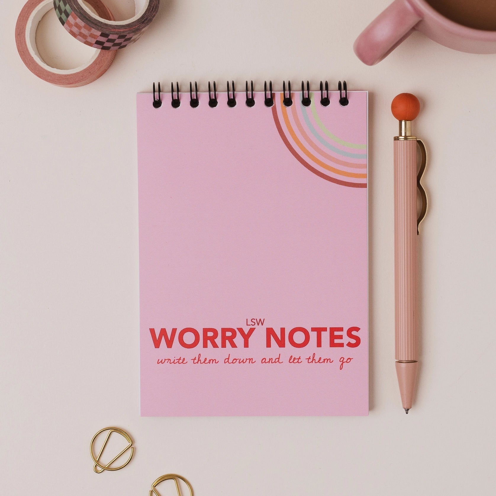LSW - Worry Notes: Notebook For Kids&