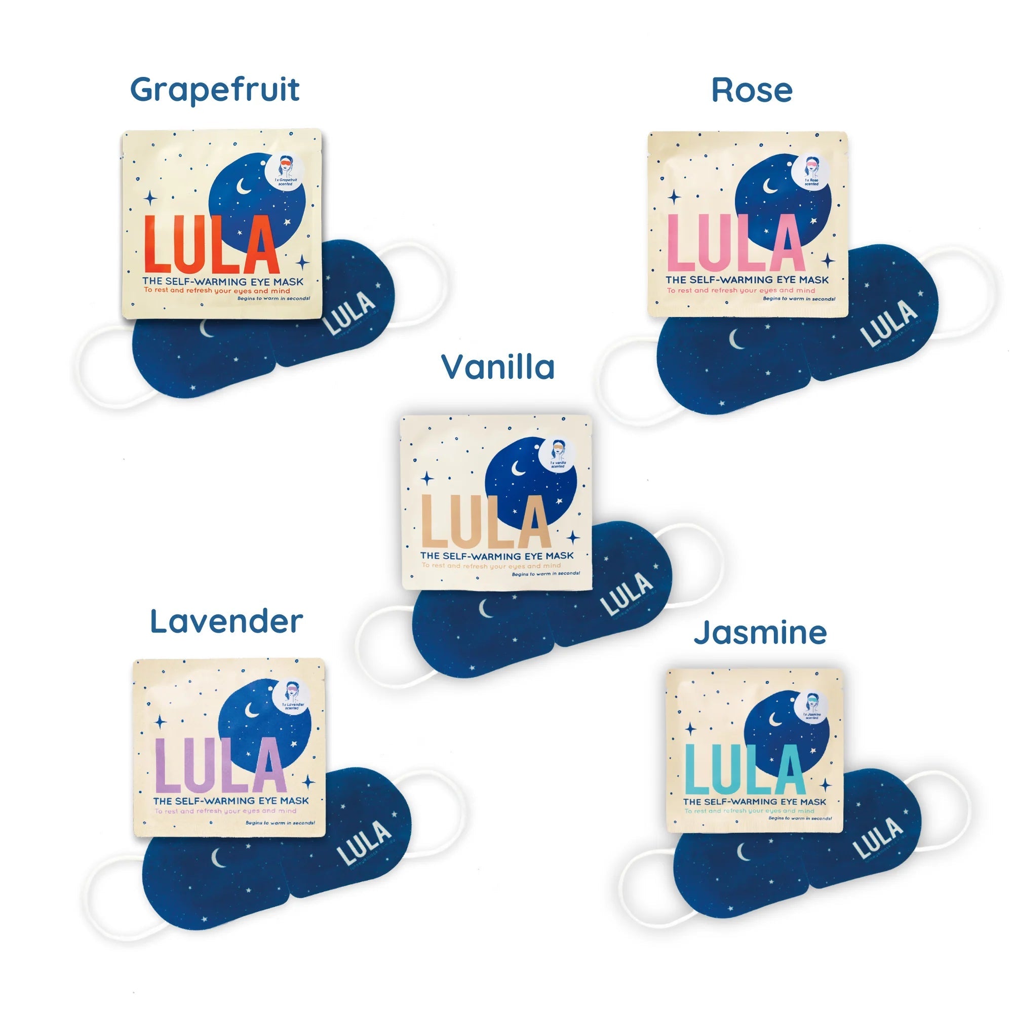 Lula - Self Warming Eye Masks, Christmas Gift Set - The Flower Crate