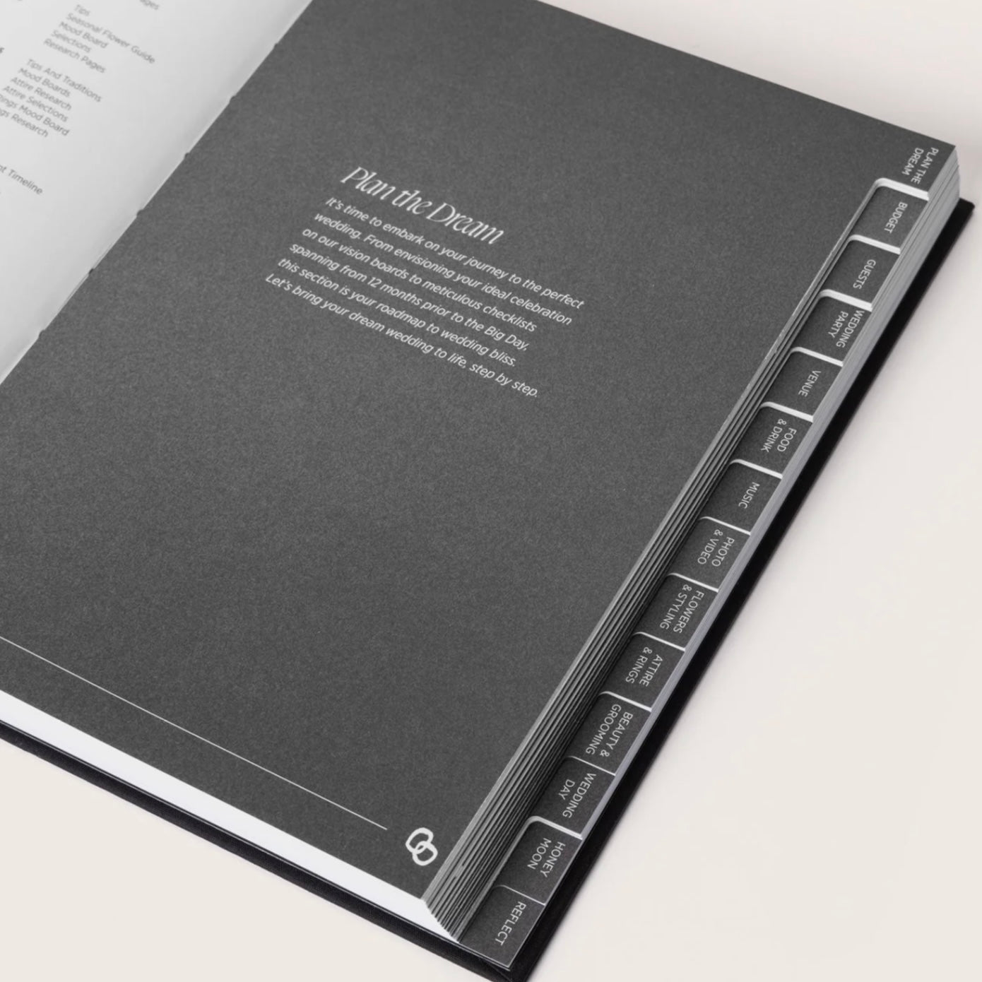 Made of Tomorrow - Bound Wedding Planner, Ebony - The Flower Crate