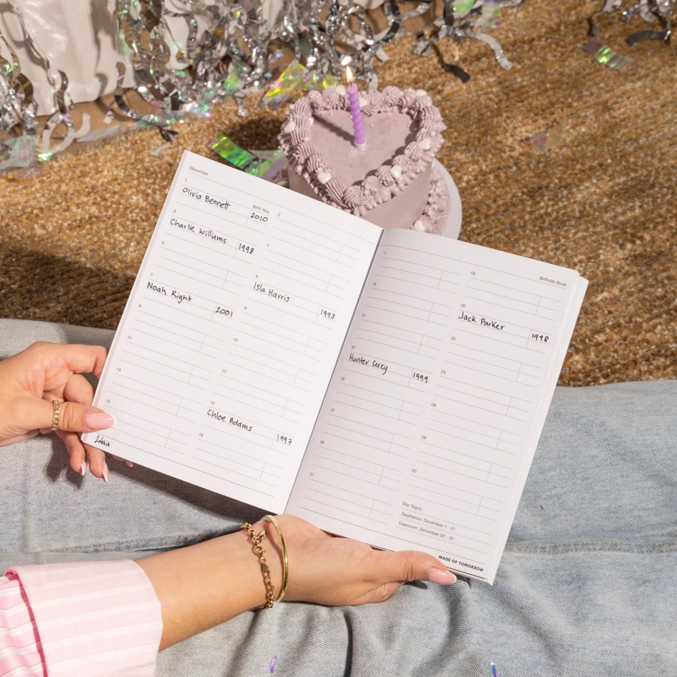 Made of Tomorrow - Sidekick Journal, Birthday Book - The Flower Crate