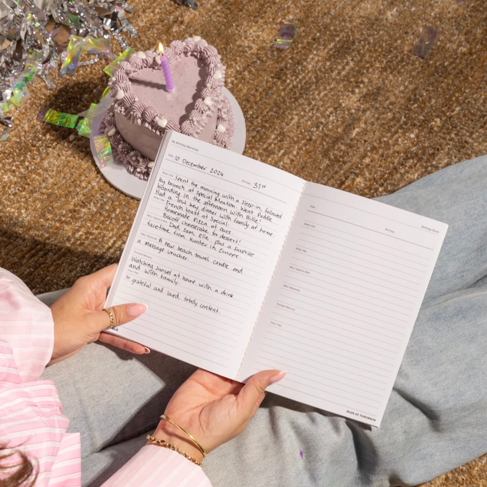 Made of Tomorrow - Sidekick Journal, Birthday Book - The Flower Crate