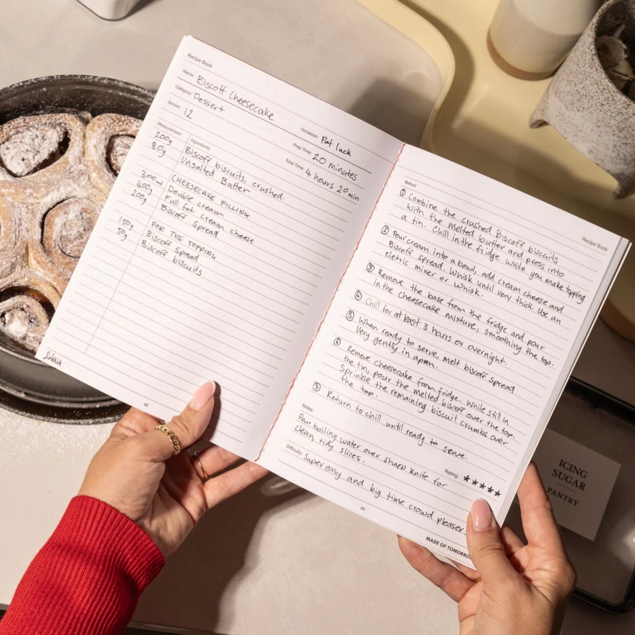 Made of Tomorrow - Sidekick Journal, Recipe Book - The Flower Crate