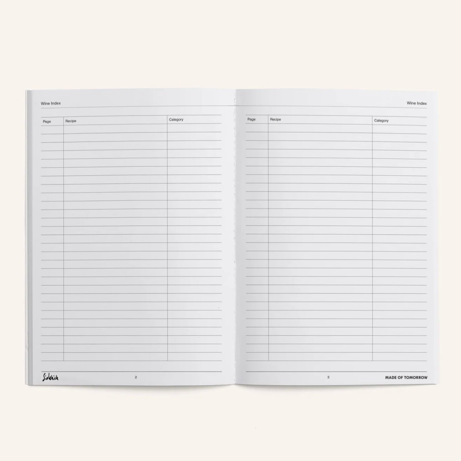 Made of Tomorrow - Sidekick Journal, Wine I Like - The Flower Crate