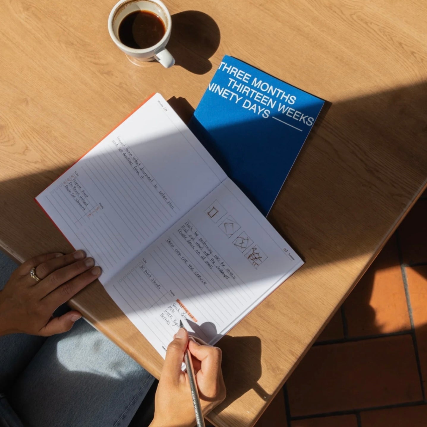 Made of Tomorrow - Three Monthly Planner, Azure - The Flower Crate