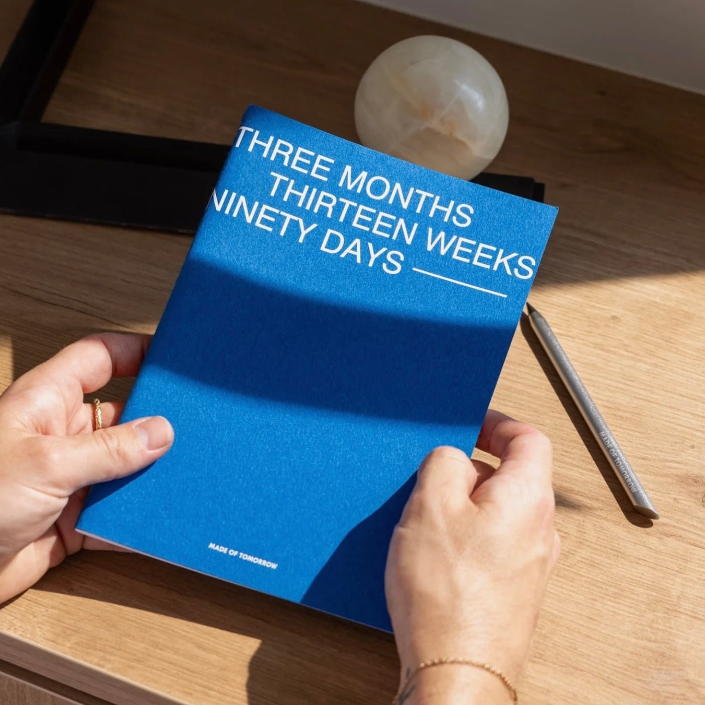 Made of Tomorrow - Three Monthly Planner, Azure - The Flower Crate