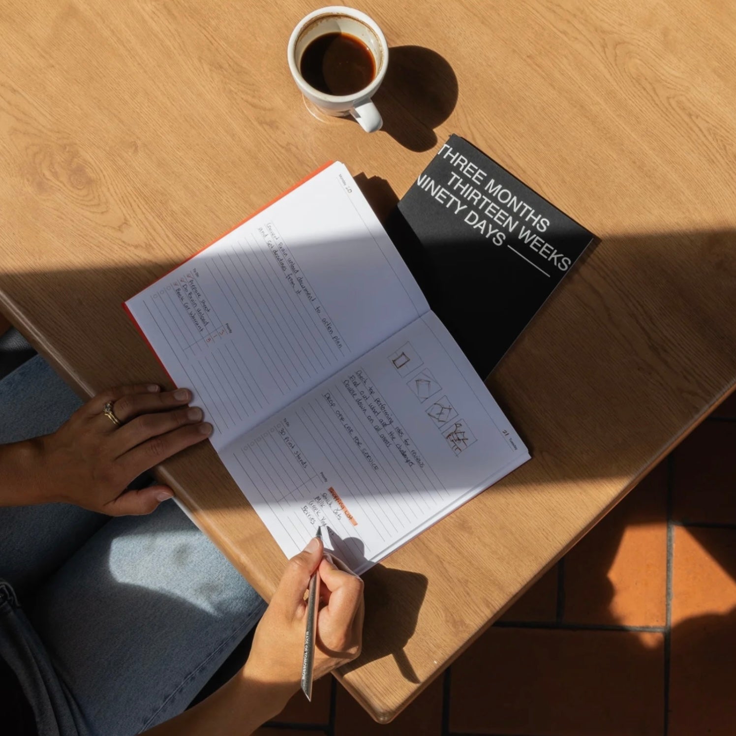 Made of Tomorrow - Three Monthly Planner, Ebony - The Flower Crate