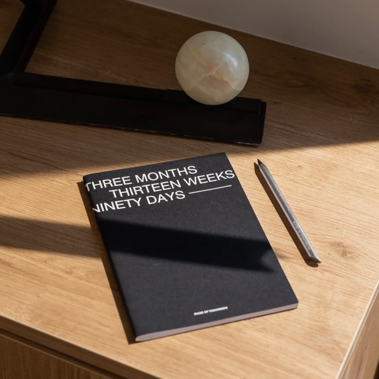 Made of Tomorrow - Three Monthly Planner, Ebony - The Flower Crate