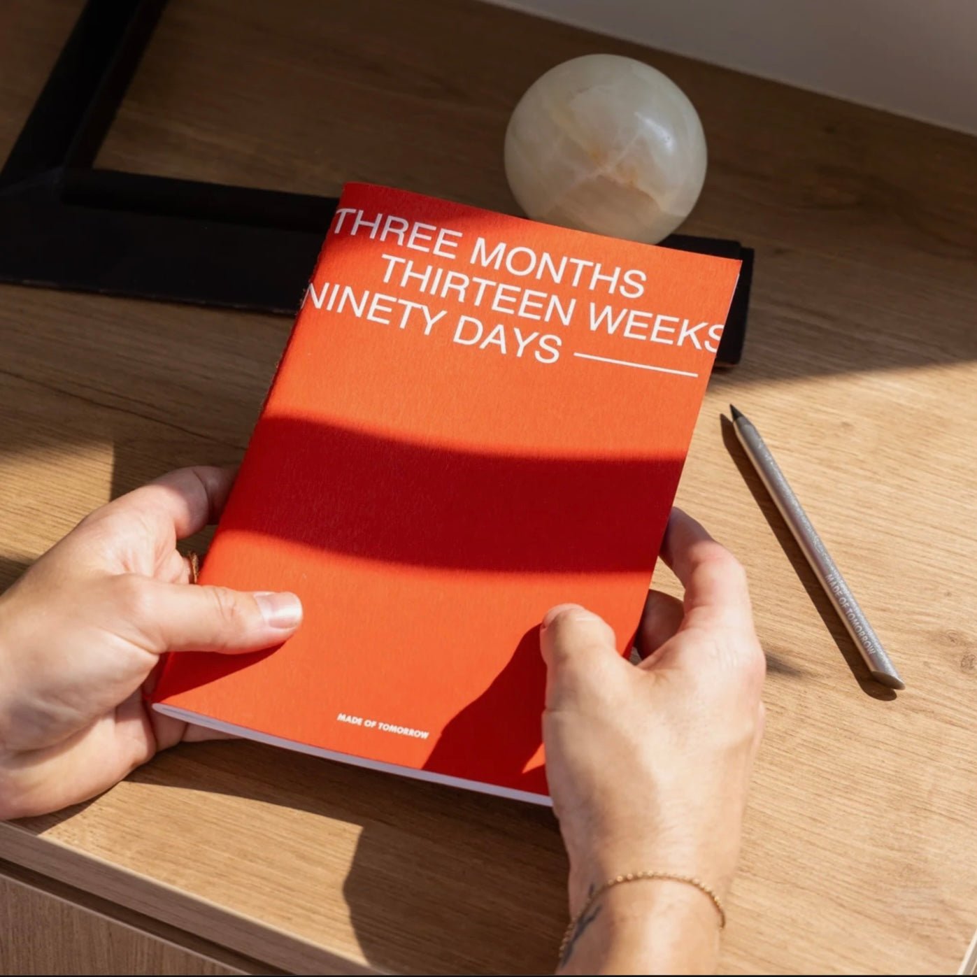 Made of Tomorrow - Three Monthly Planner, Guava - The Flower Crate