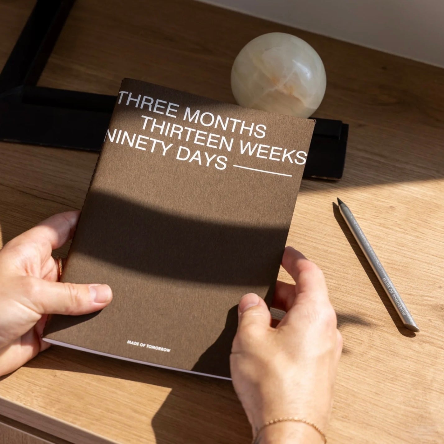 Made of Tomorrow - Three Monthly Planner, Umber - The Flower Crate