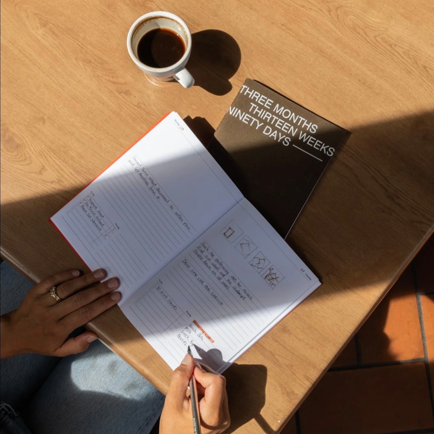 Made of Tomorrow - Three Monthly Planner, Umber - The Flower Crate