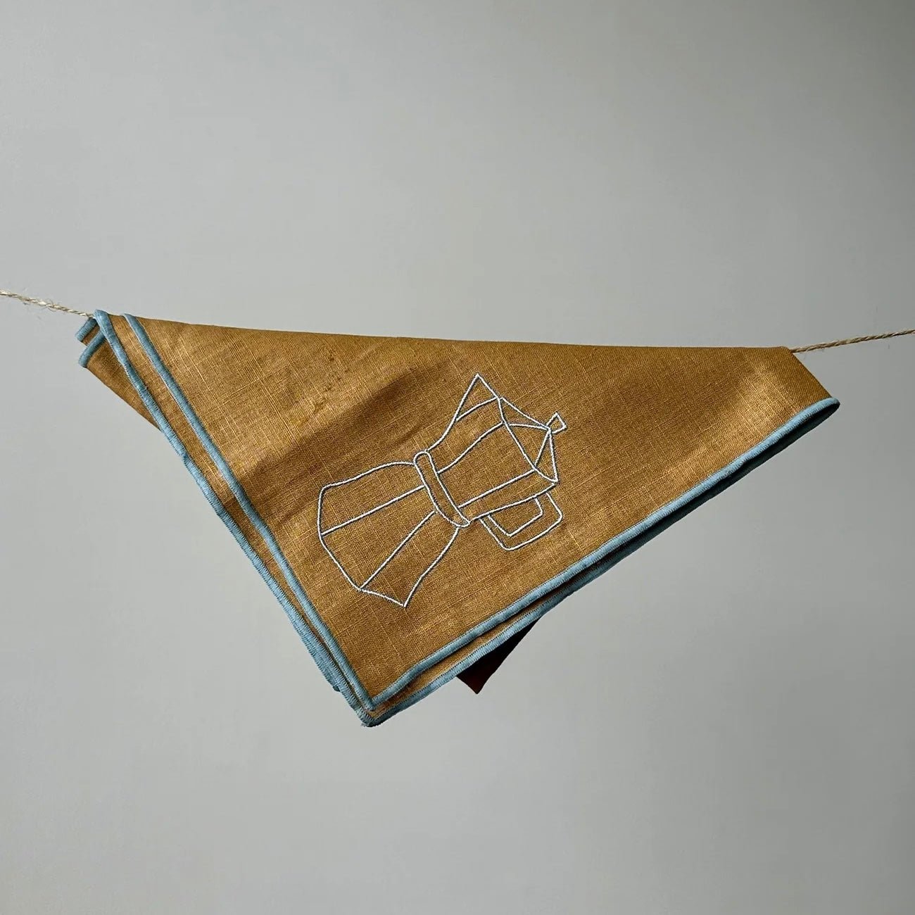 Maegen - Linen Embroidered Napkins, Cafetière - The Flower Crate