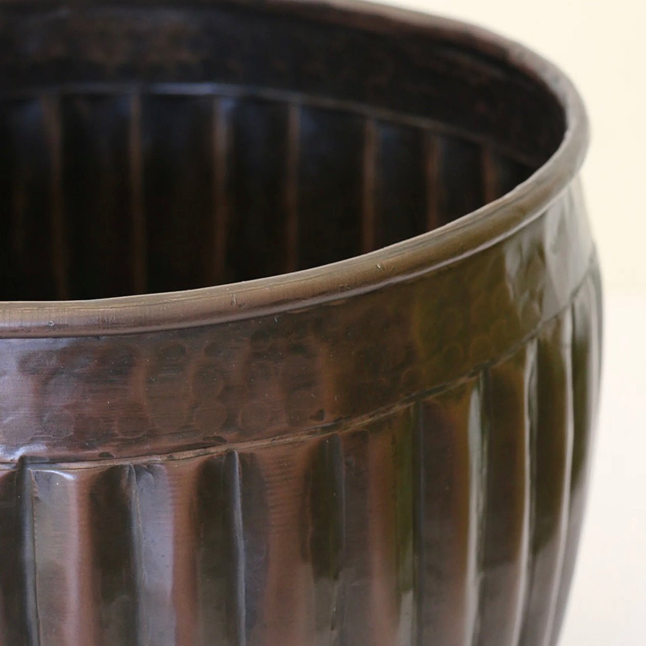 Marbella Brass Planter Pots - The Flower Crate