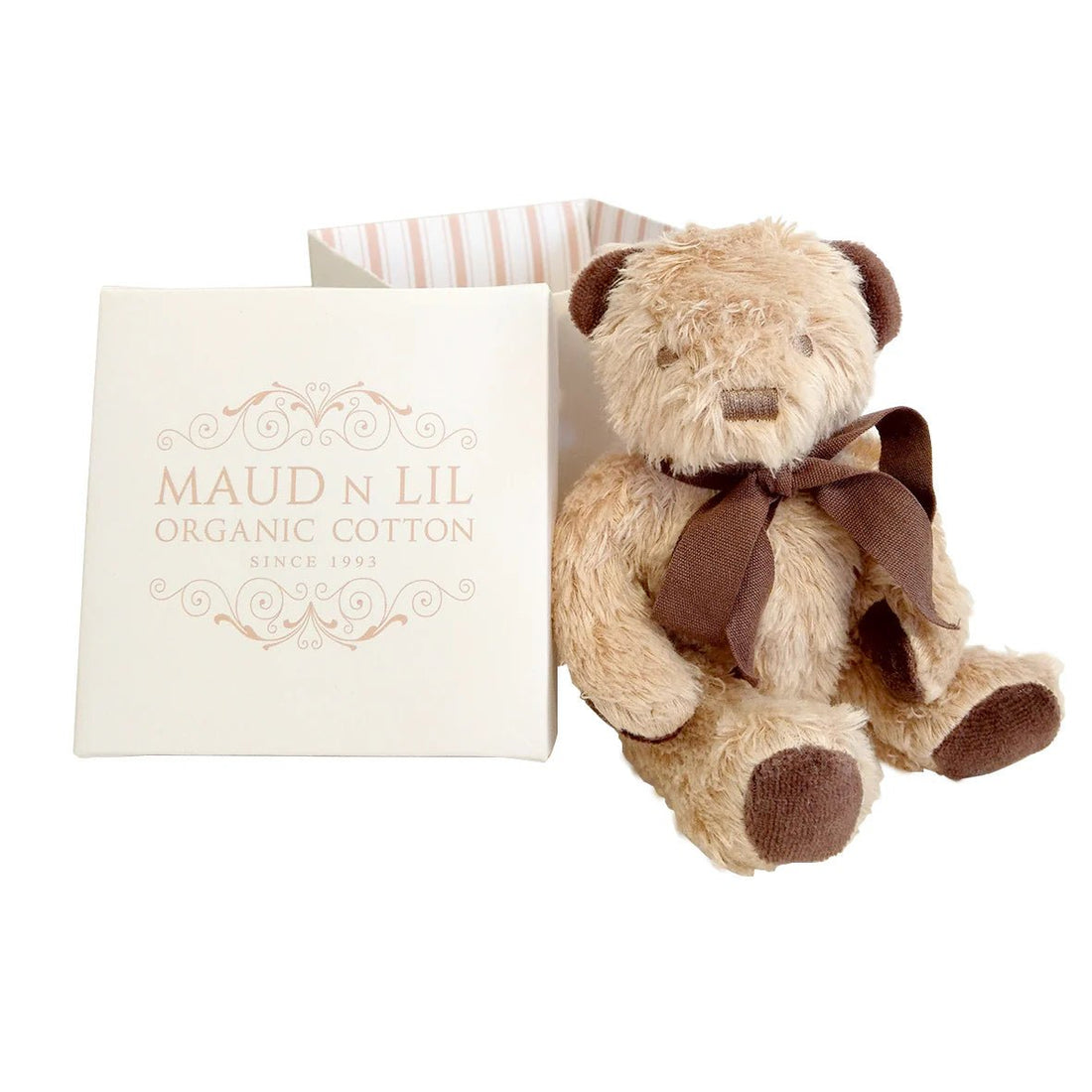Maud N Lil - Mini Cubby Teddy Bear - The Flower Crate