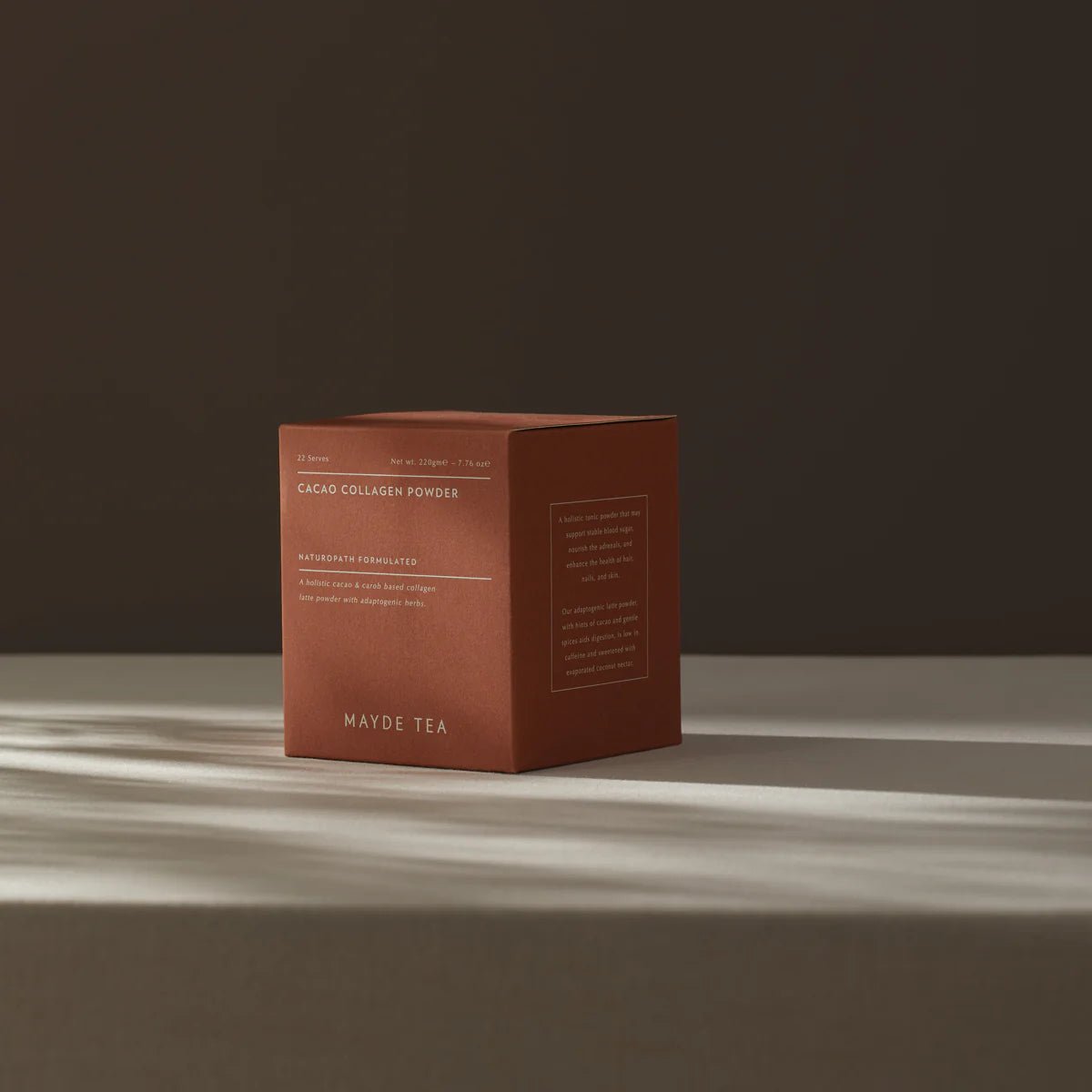 Mayde Tea - Cacao Collagen Powder - The Flower Crate