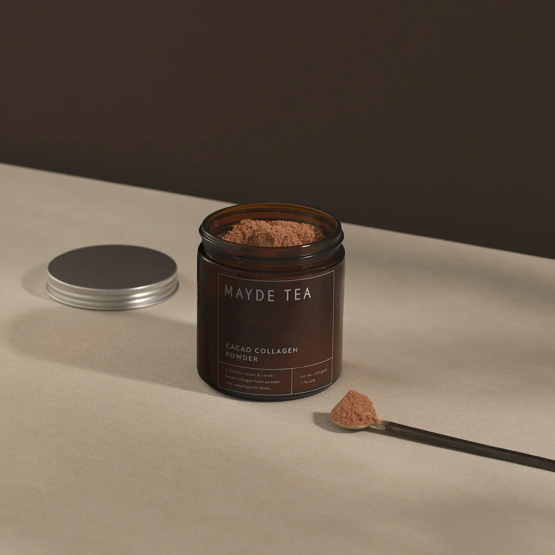 Mayde Tea - Cacao Collagen Powder - The Flower Crate