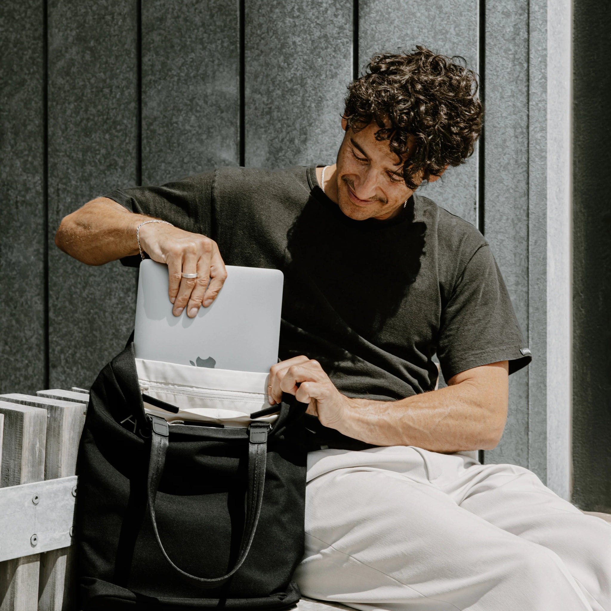 Memobottle - A3 Daily Tote, Black Ash - The Flower Crate