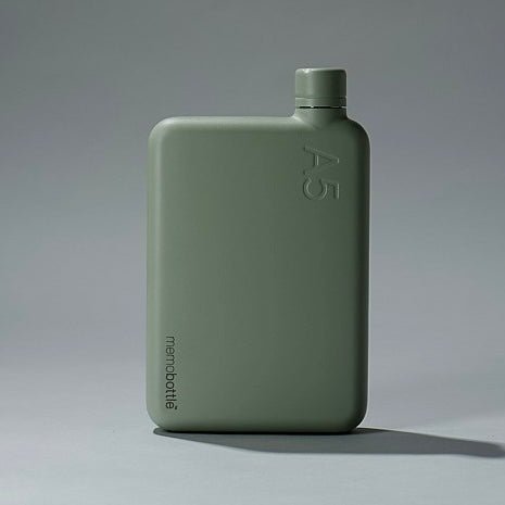 Memobottle - A5 Stainless Steel, Pistachio - The Flower Crate