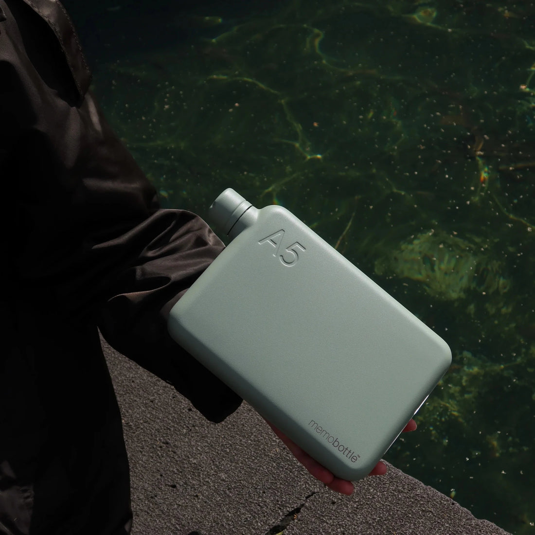 Memobottle - A5 Stainless Steel, Pistachio - The Flower Crate