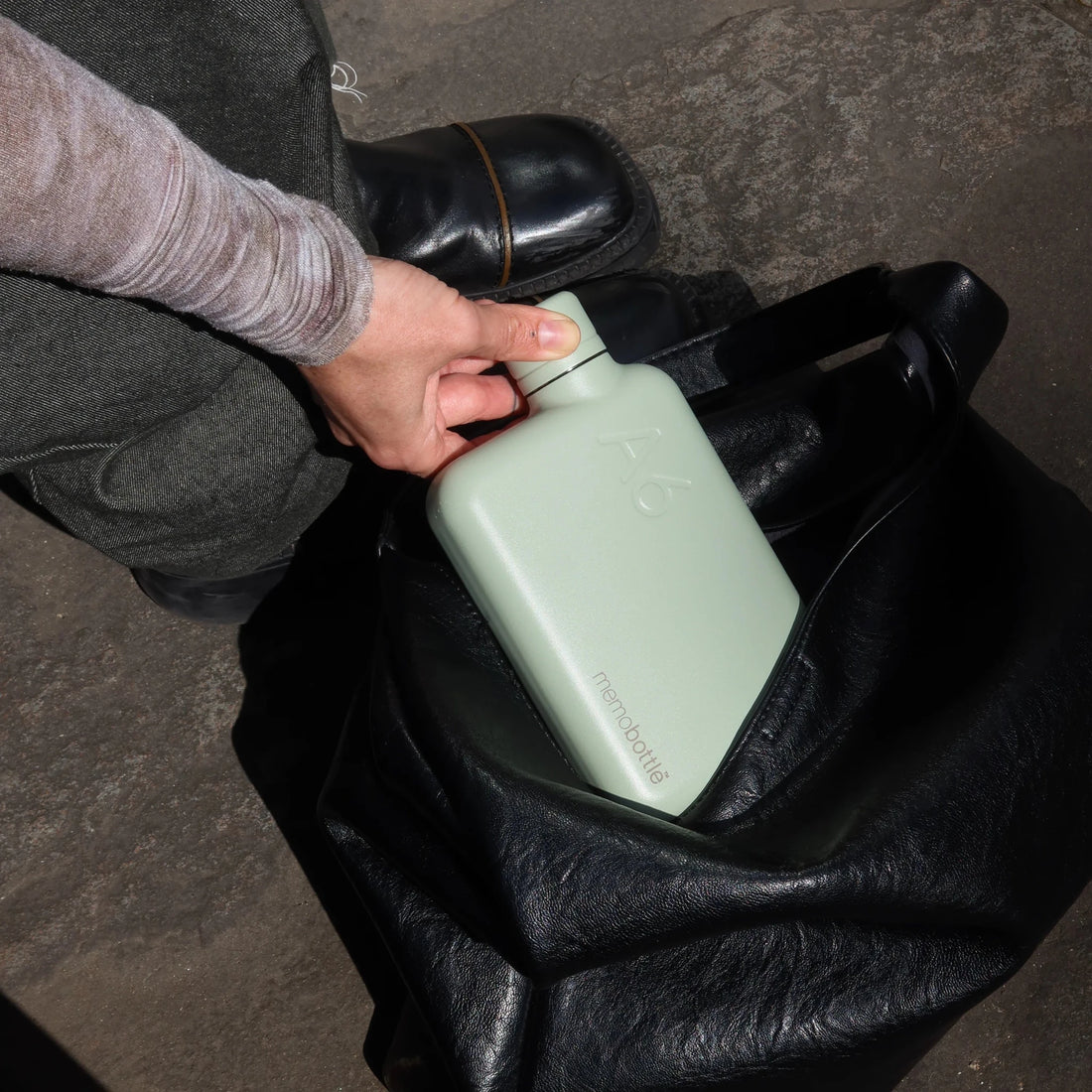 Memobottle - A6 Stainless Steel, Pistachio - The Flower Crate