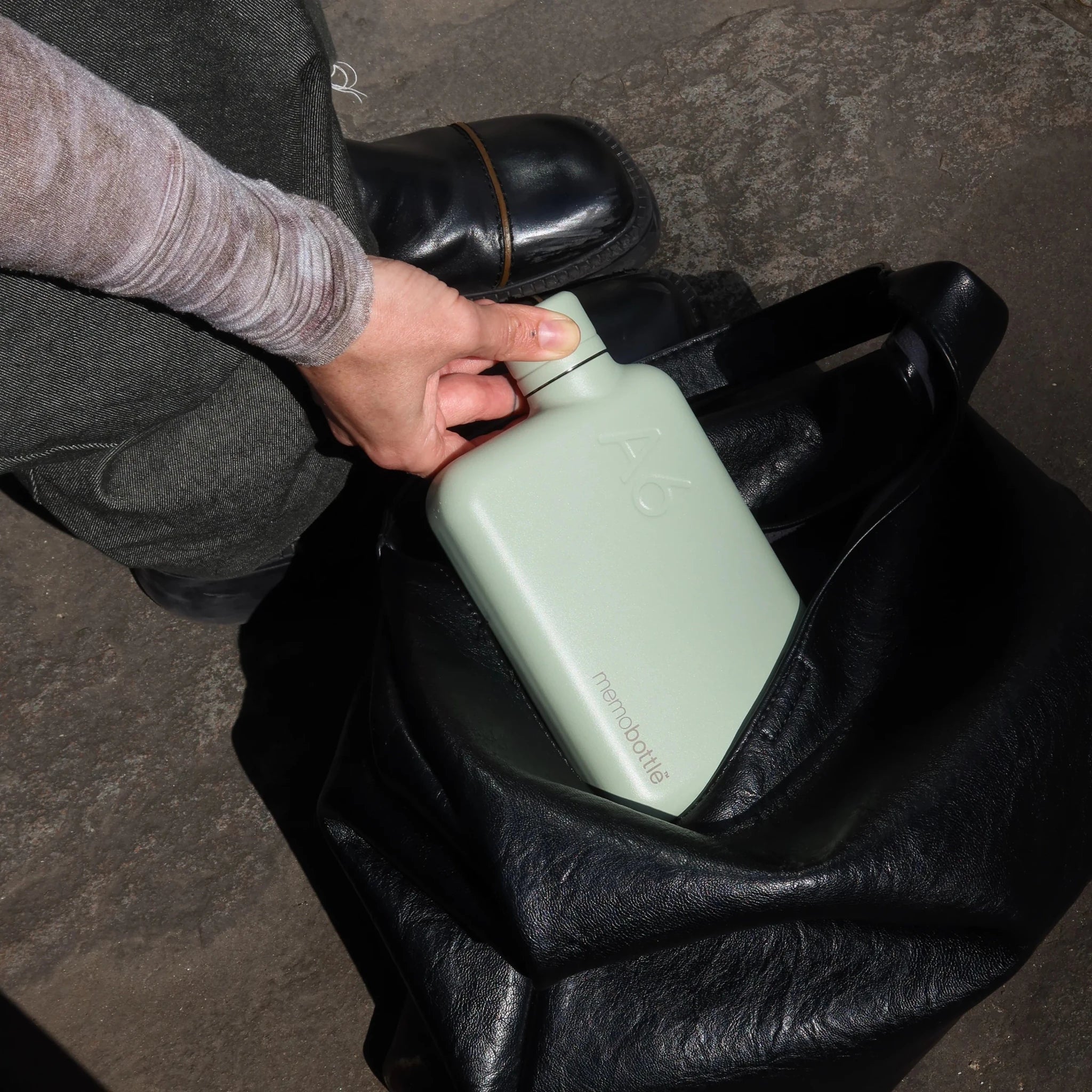 Memobottle - A6 Stainless Steel, Pistachio - The Flower Crate