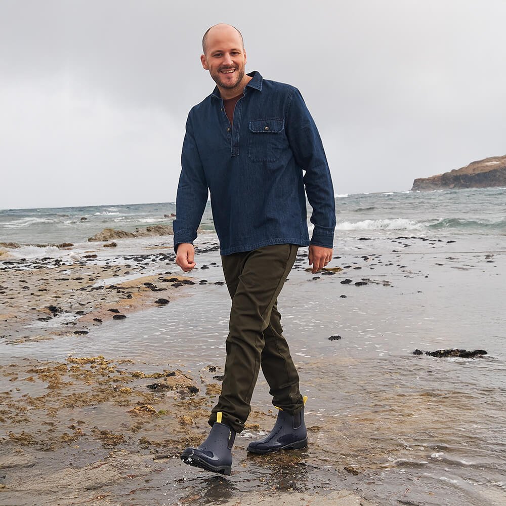 Merry People Bobbi Boot - Midnight Blue - The Flower Crate