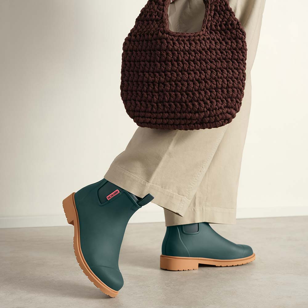 Merry People - Bobbi Boot, Teal - The Flower Crate