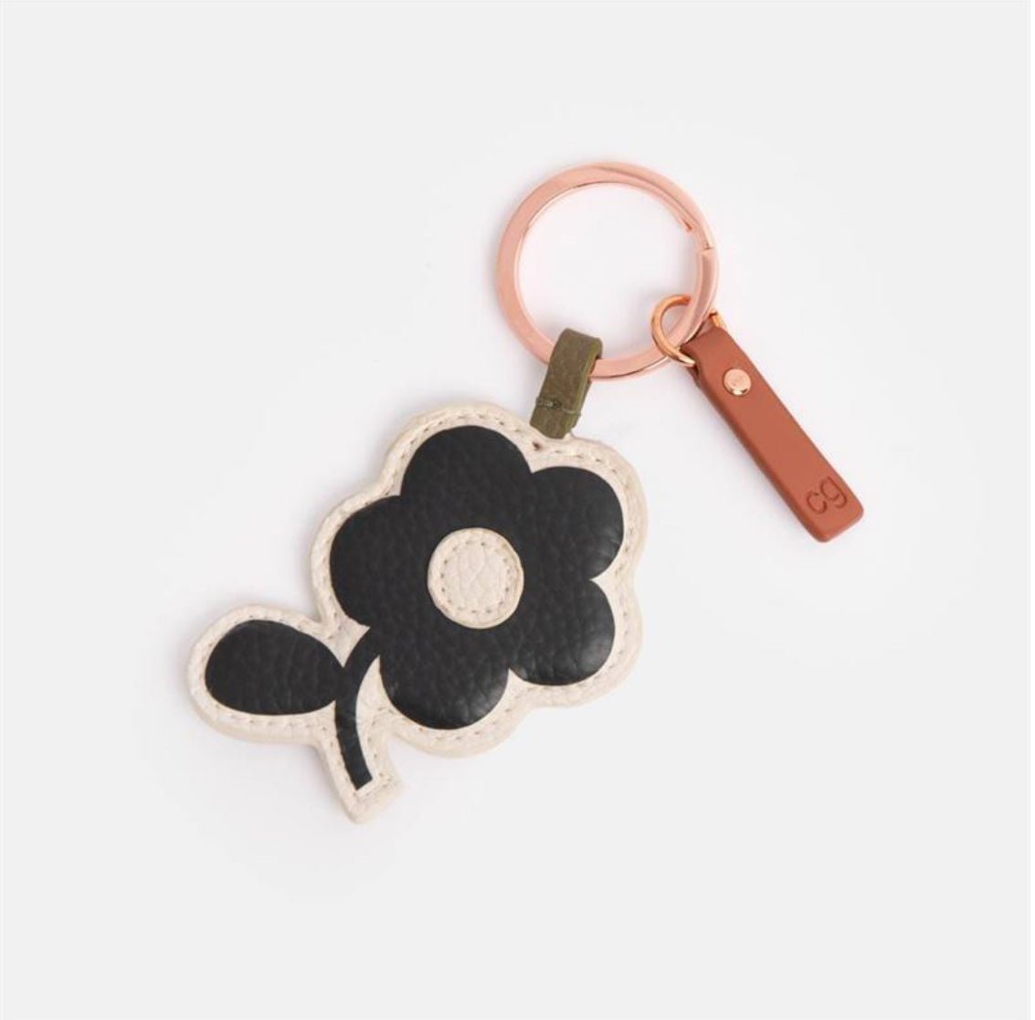 Mono Flower Keyring - Caroline Gardner - The Flower Crate