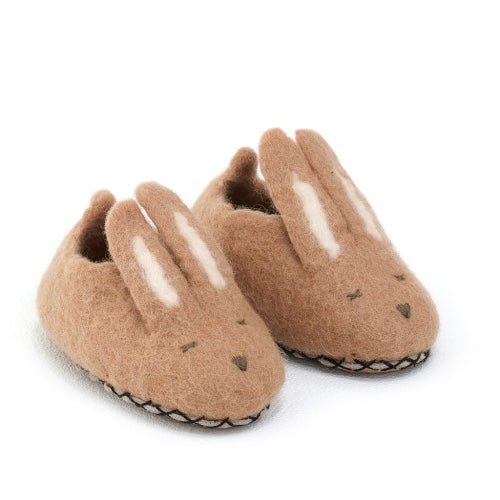 Muskhane - Felt Bunny Slippers - The Flower Crate