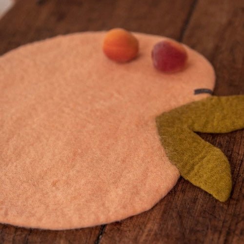 Muskhane - Peach Pastille Placemat - The Flower Crate