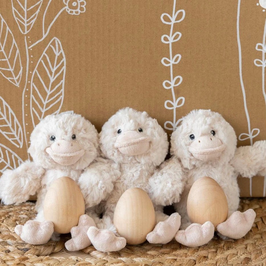 Nana Huchy - Mini Bill The Duck Rattle - The Flower Crate